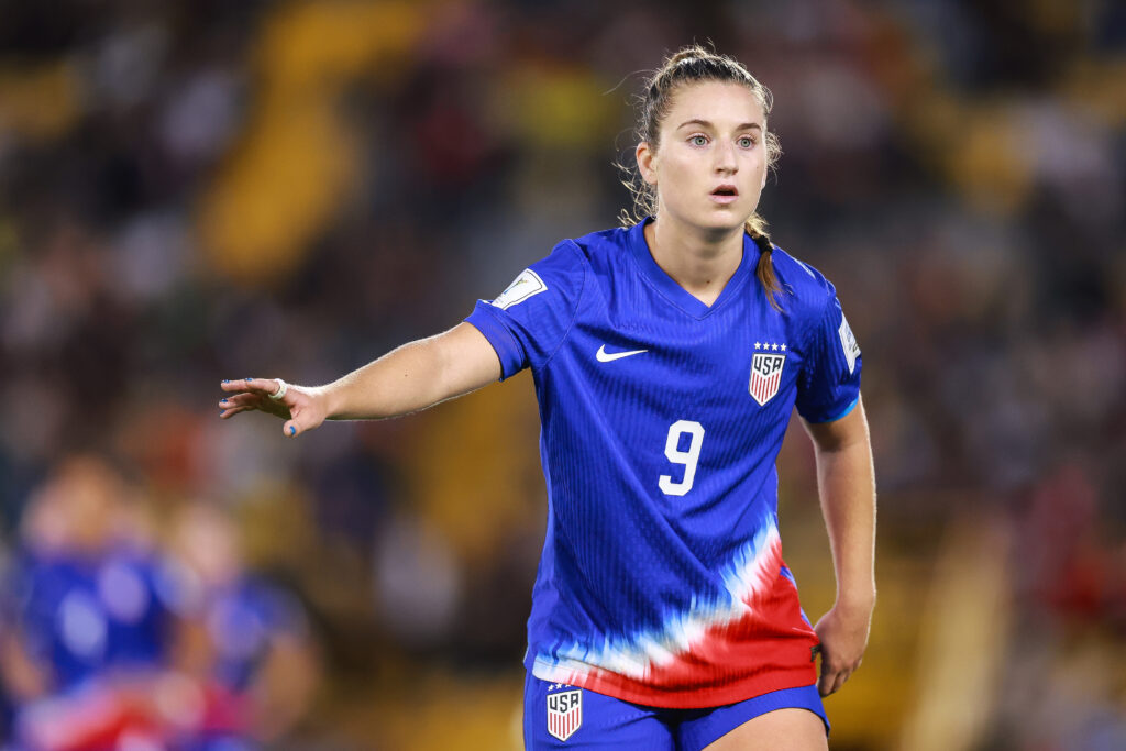 USWNT youth team captain Ally Sentnor watches a play during the U-20 World Cup in September.