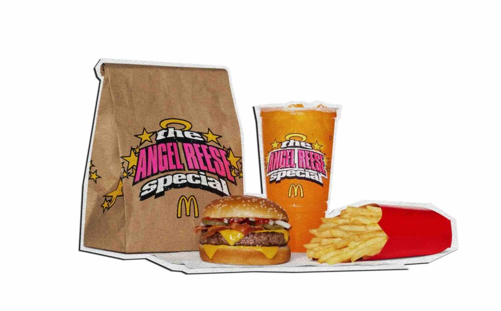 Product shot off McDonald's Angel Reese Special meal deal.