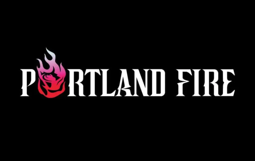 A graphic of the revived Portland Fire team name.