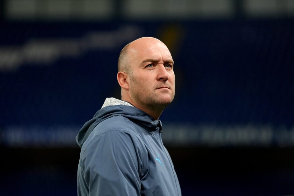 Manchester City interim manager Nick Cushing before the UEFA Women's Champions League, quarter-final, second leg match at Stamford Bridge, London.