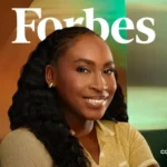 US tennis star Coco Gauff poses for the 2026 Forbes 30 Under 30 list.