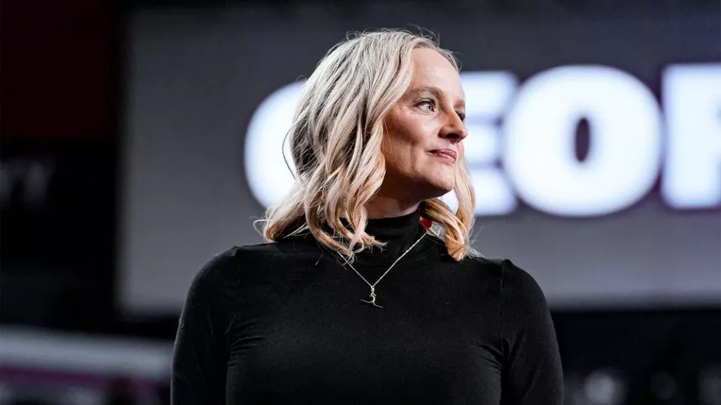 Cécile Canqueteau-Landi has been named the head coach of the Georgia Gymnastics program.