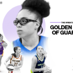Half Past Noon graphic displaying 2026 WNBA players stats for guards including Olivia Miles, Paige Bueckers, Caitline Clark, and Kelsey Plum.