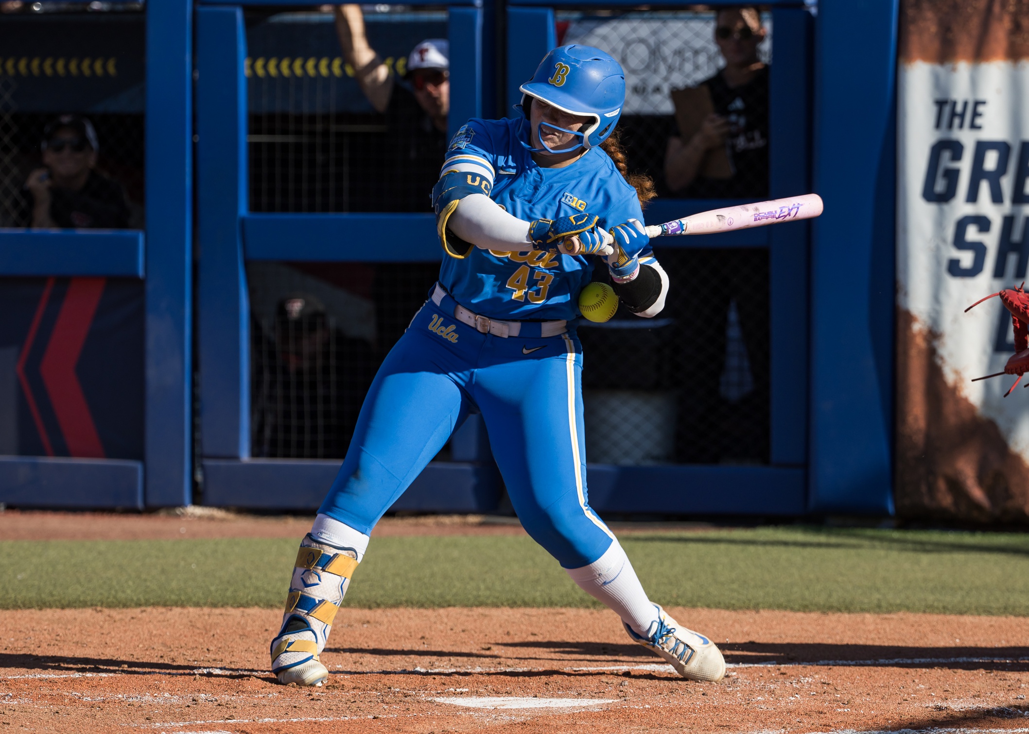 Former UCLA star Megan Grant, now with the Portland Cascade, ahead of her record-setting AUSL home run