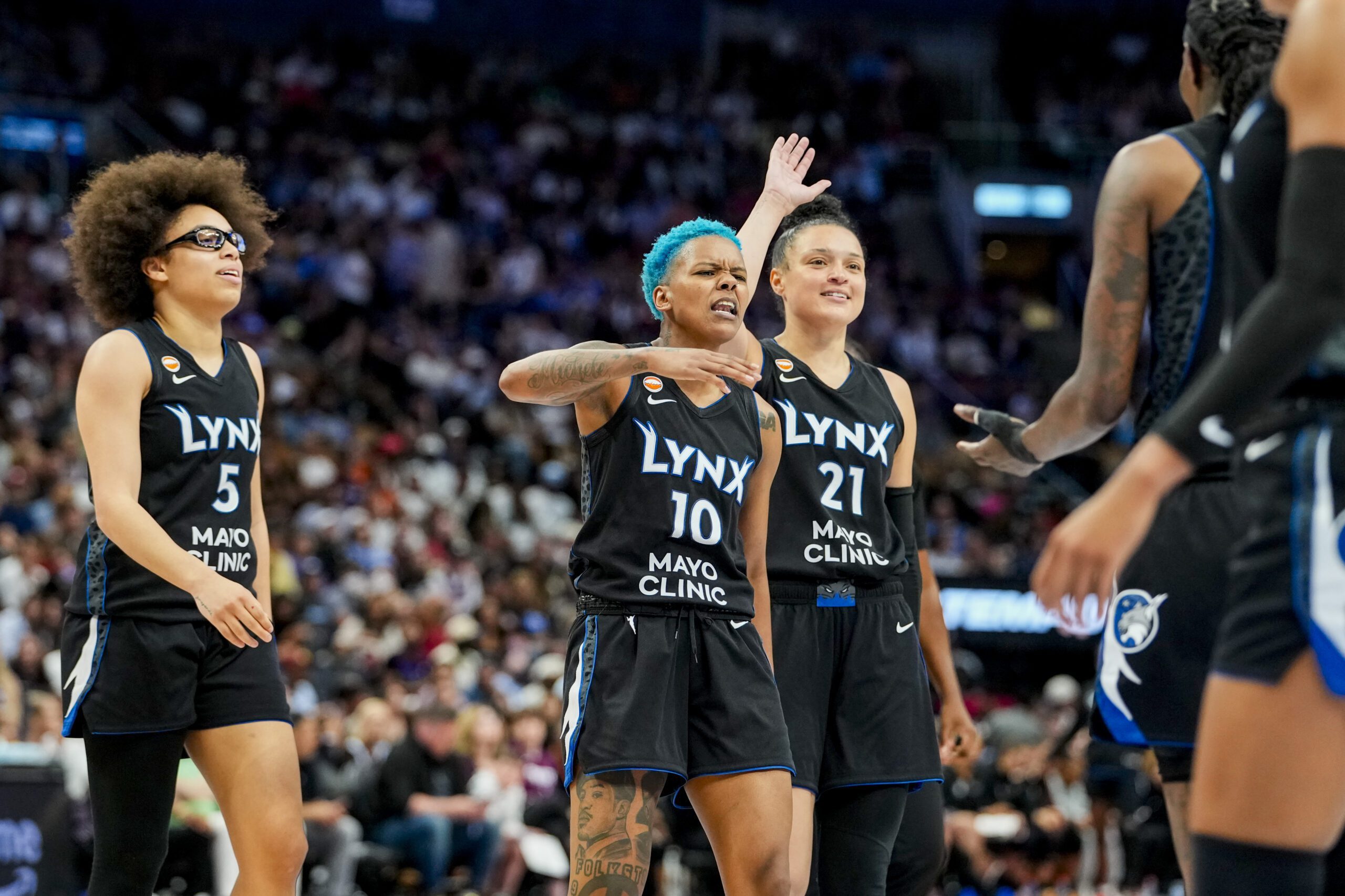 Napheesa Collier Credits Courtney Williams's Defense in Lynx vs Tempo Blowout