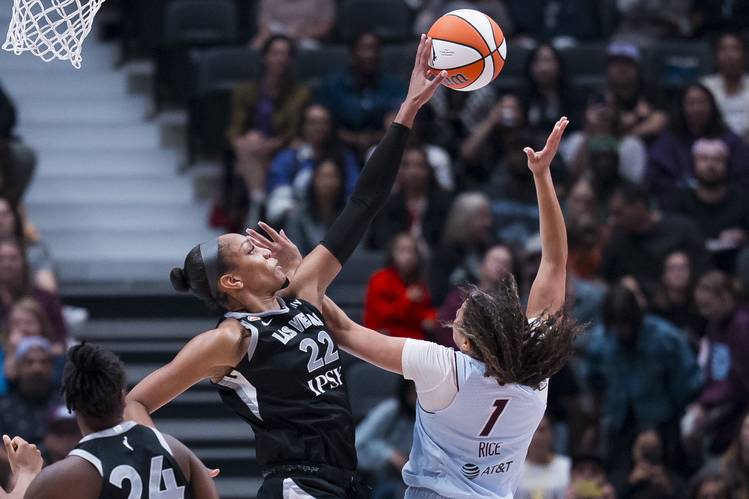 A’ja Wilson, Las Vegas Aces Roll Past Depleted Toronto Tempo