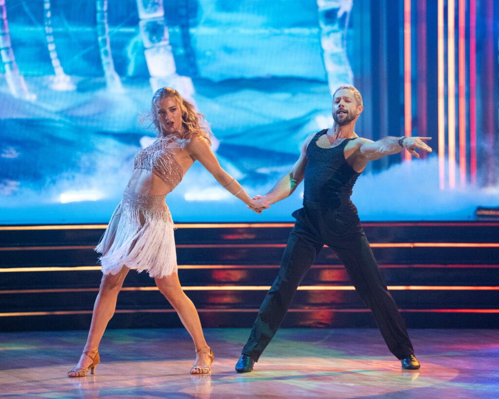 AMBER GLENN, PASHA PASHKOV dance during night two of 'DWTS' Season 35.