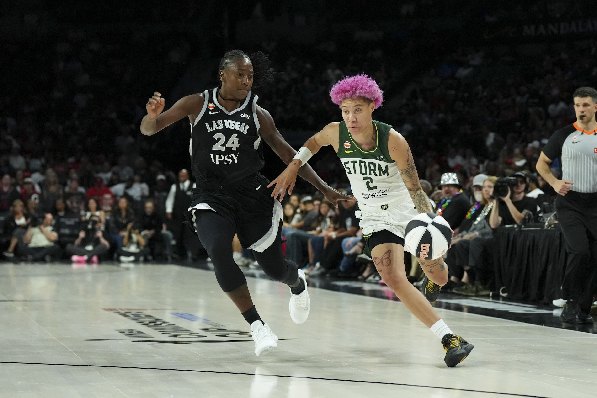 Aces Look to Extend Winning Streak vs Last-Place Storm