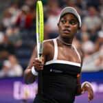 Sloane Stephens reacts against Marta Kostyuk during a Women's Singles match on Day Four of the 2026 US Open at USTA Billie Jean King National Tennis Center on Wednesday, September 2, 2026 in Flushing, NY.