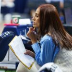 Skylar Diggins, a special advisor to Notre Dame women's basketball, looks on during an exhibition game against Truman State at Purcell Pavilion on Monday, Oct. 26, 2026, in South Bend.