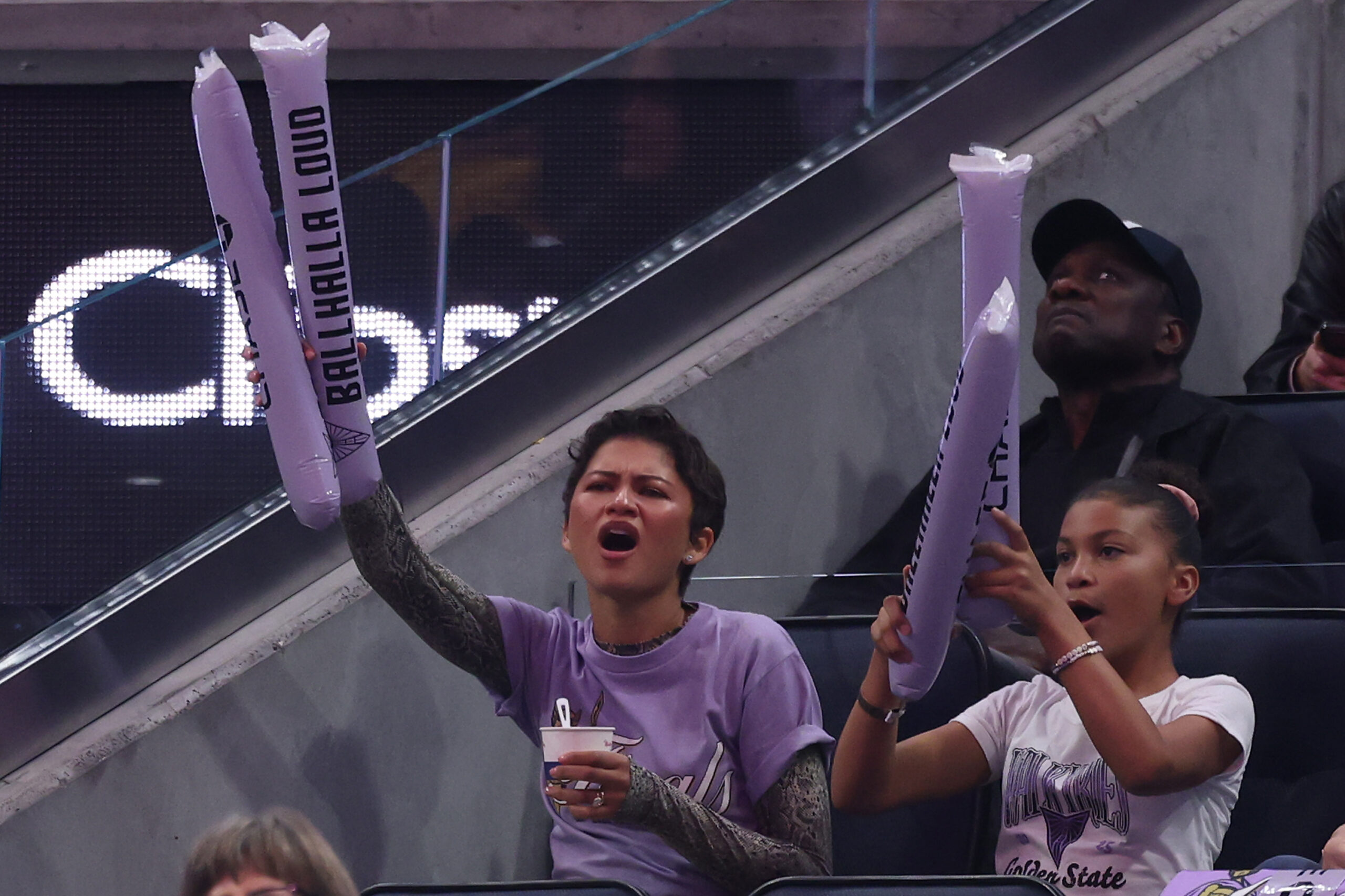 Zendaya and Megan Rapinoe at WNBA Finals